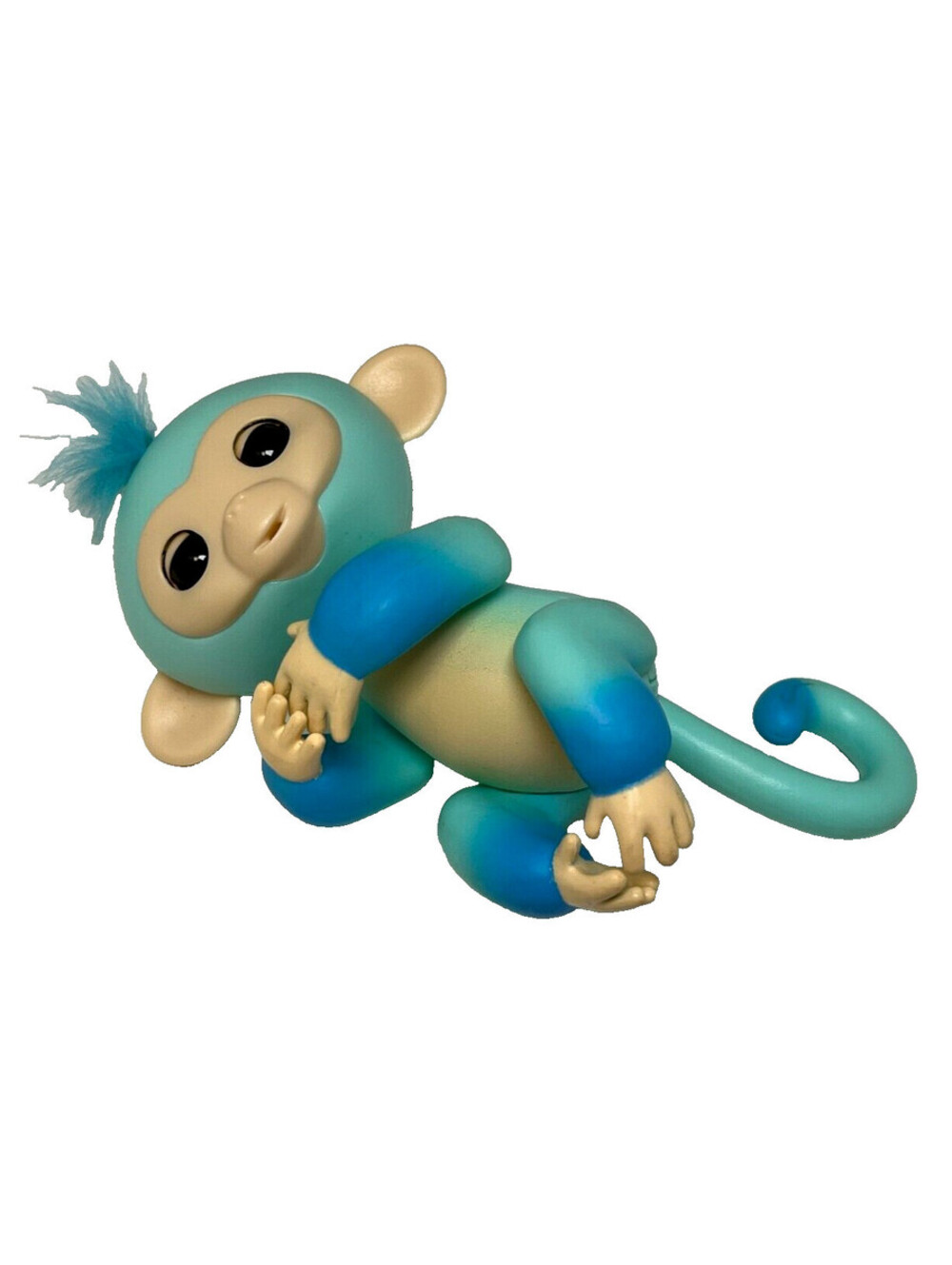 WowWee 2016 FINGERLINGS Blue Glitter Baby Monkey Amelia Interactive Pet WORKING